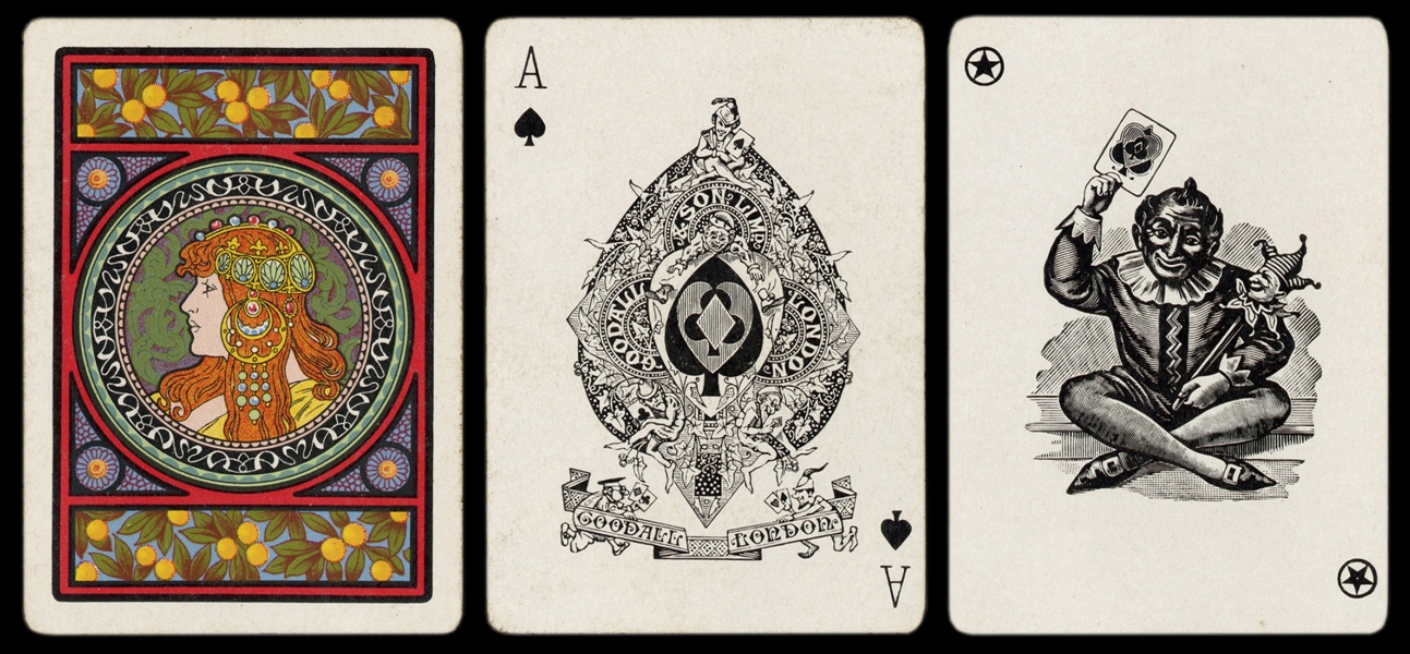  Mikado Playing Cards. London: Goodall, ca. 1896. 52+J. Art ...