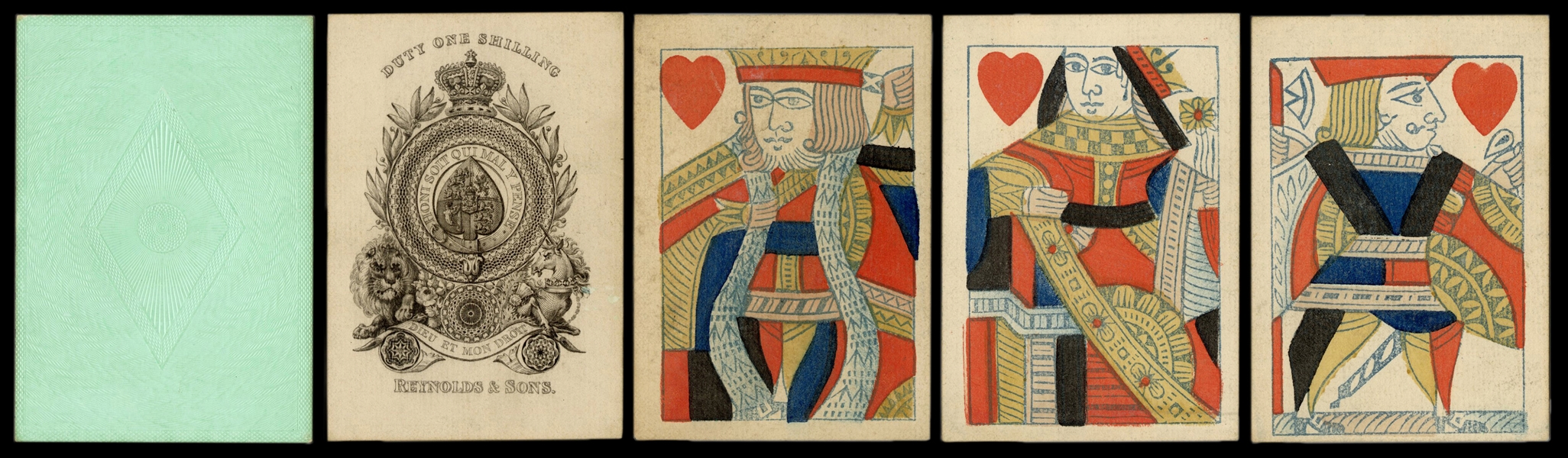  Reynolds & Sons Playing Cards. London, ca. 1860 [?]. 52 (co...