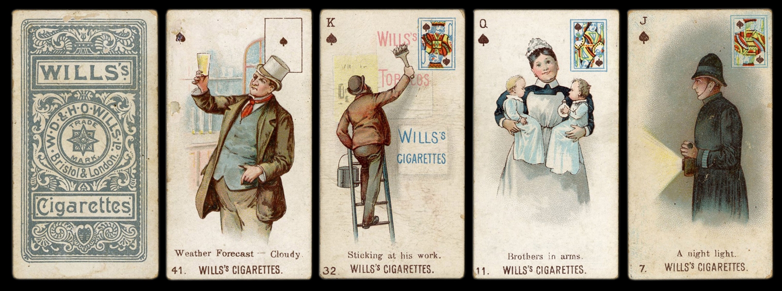  Willis Cigarette Insert Playing Cards. Bristol: W.O. Willis...