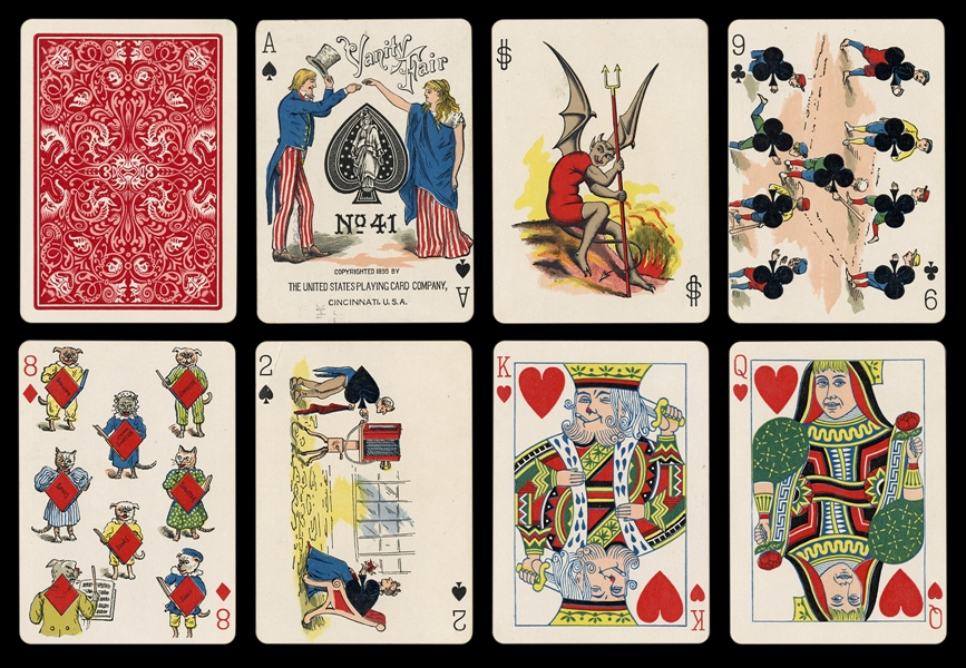  United States Playing Card Co. “Vanity Fair No. 41” Transfo...