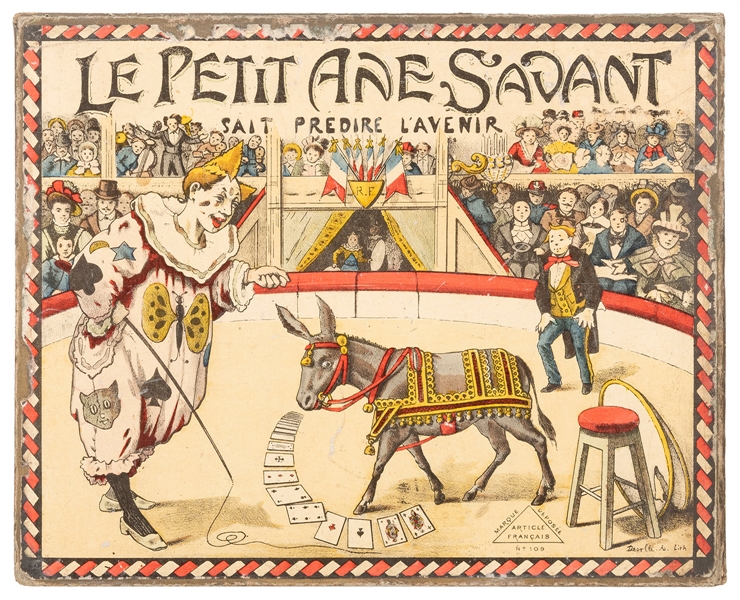  Le Petit Ane Savant Fortune Telling Game. 1890. Attractive ...