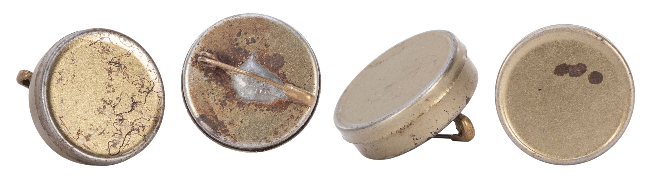  Card Cheating Daub Canisters with Safety Pins. Early 20th c...