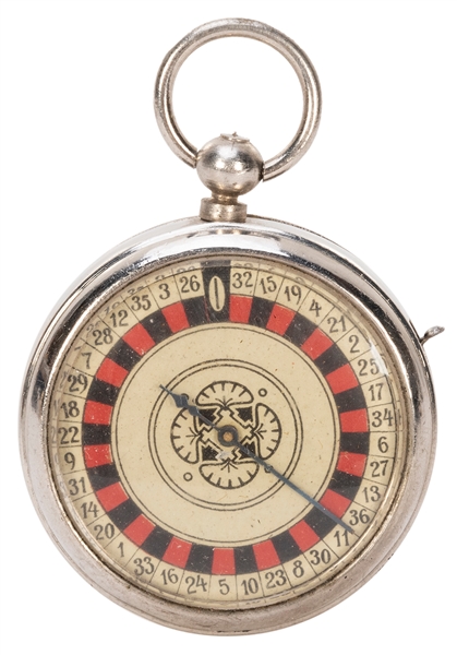  Roulette Pocket Watch in Original Box. German, early 20th c...