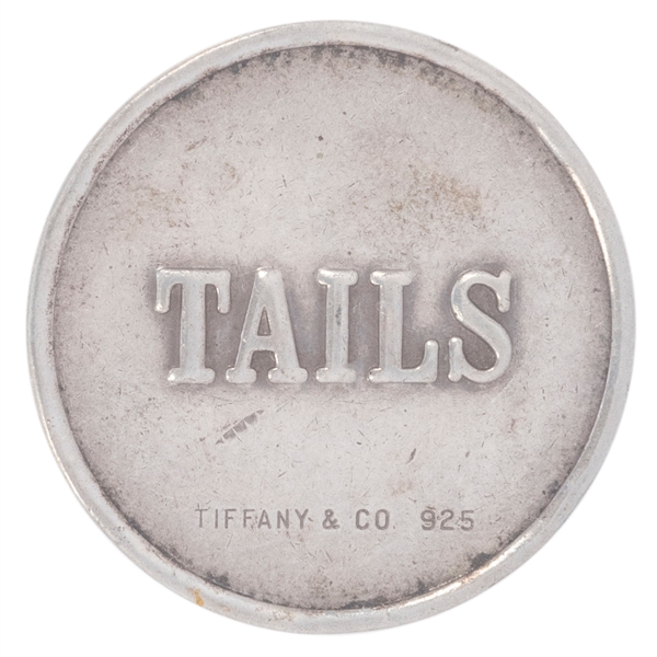  Tiffany & Co. Heads and Tails Sterling Silver Coin. Marked ...