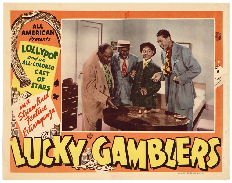  Lucky Gamblers. All American, 1946. Scarce lobby card from ...