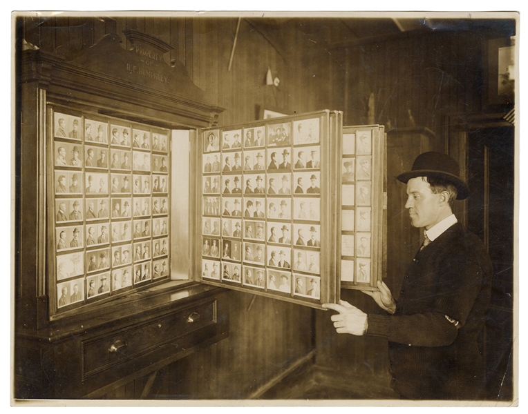  [Crime] Photograph of a Mugshot Collection. N.p. (probably ...