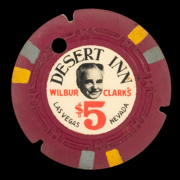  Desert Inn Casino Las Vegas $5 Chip. Eighth issue. R-7. Dri...