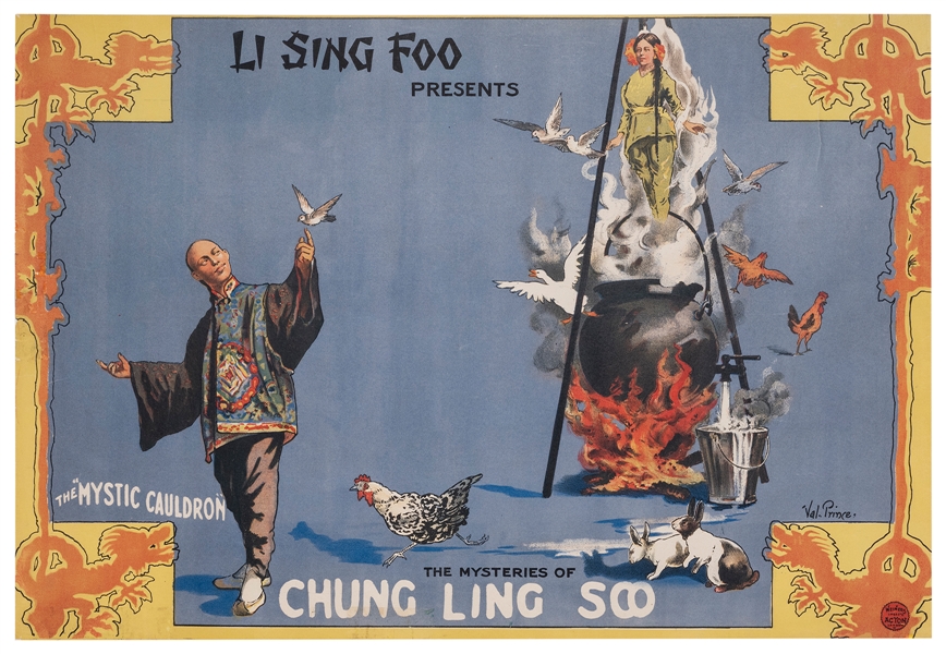Chung Ling Soo (William Ellsworth Robinson). Chung Ling Soo. Cauldron. 