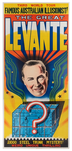 Levante, Les (Leslie Cole). The Great Levante. Steel Trunk Mystery. 