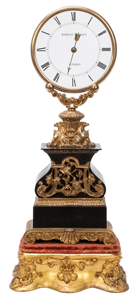 Robert-Houdin Glass Dial Mystery Clock. 