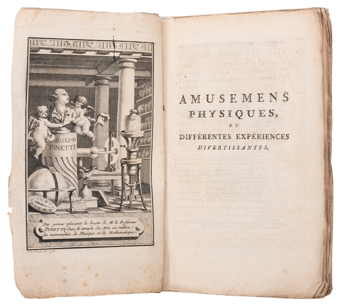 Pinetti, Joseph. Amusemens Physiques et Differentes Experiences Divertissantes. 