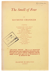  CHANDLER, Raymond (1888–1959). The Smell of Fear. London: H...