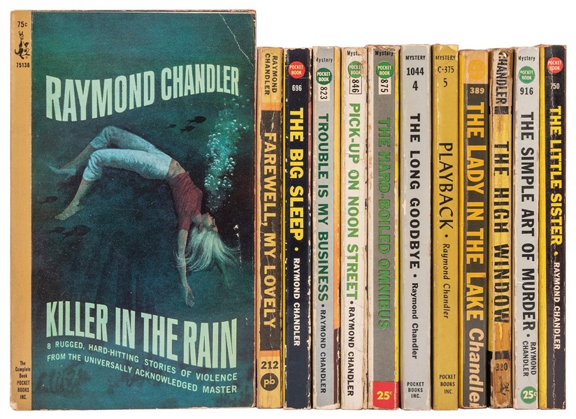  CHANDLER, Raymond (1888–1959). Twelve Early Pocket Book Tit...