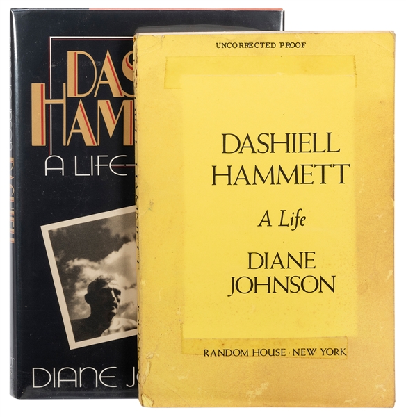  [HAMMETT, Dashiell]. –– JOHNSON, Diane. Dashiell Hammett: A...