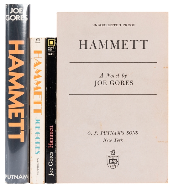  [HAMMETT, Dashiell]. –– GORES, Joe. Hammett. New York: G.P....