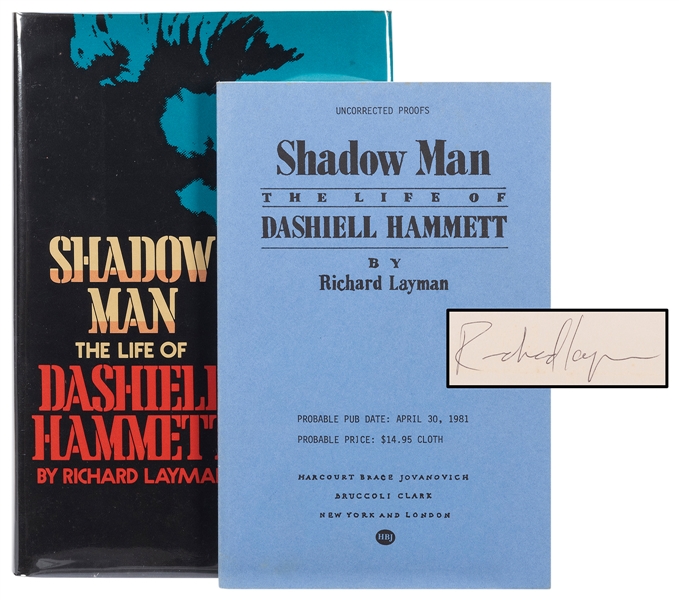  [HAMMETT, Dashiell]. –– LAYMAN, Richard. Shadow Man: The Li...