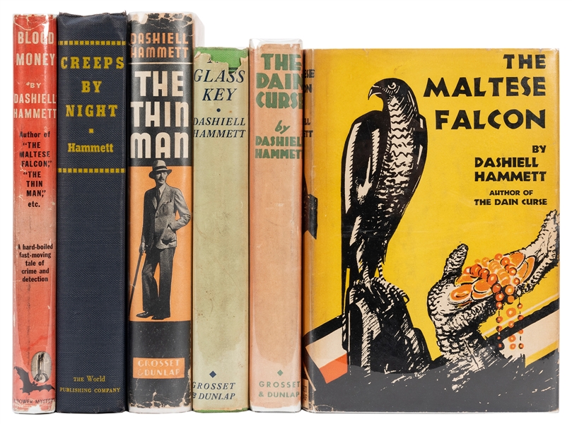  HAMMETT, Dashiell (1894–1961). Six Early American Reprints....