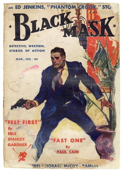  [DETECTIVE PULPS]. Paul Cain’s “Fast One” in Black Mask. Ne...
