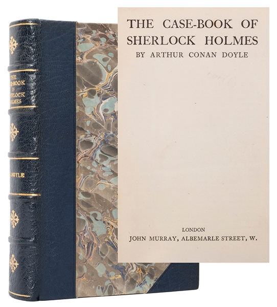  DOYLE, Arthur Conan (1859–1930). The Case–Book of Sherlock ...