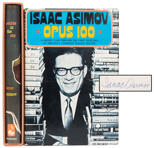  ASIMOV, Isaac (1920–1992). Pair of Signed Titles. Including...