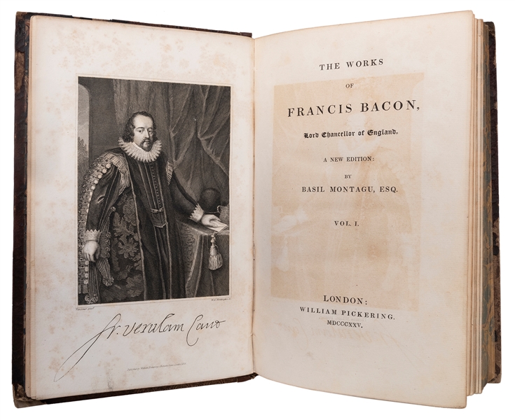  BACON, Francis (1561–1626). –– MONTAGU, Basil (1770–1851), ...