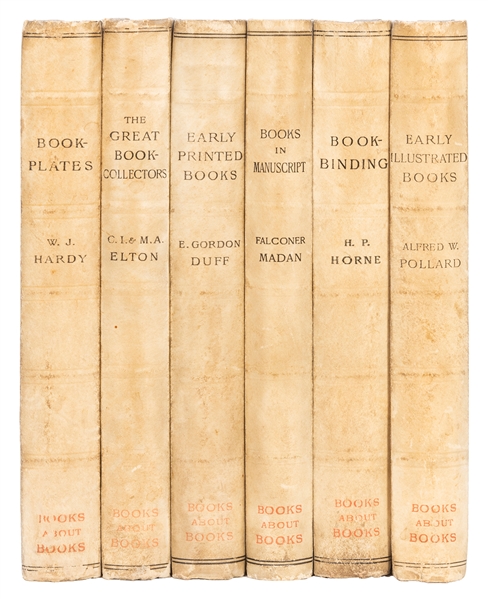  [BOOKS ABOUT BOOKS]. POLLARD, Alfred William (1859–1944). [...