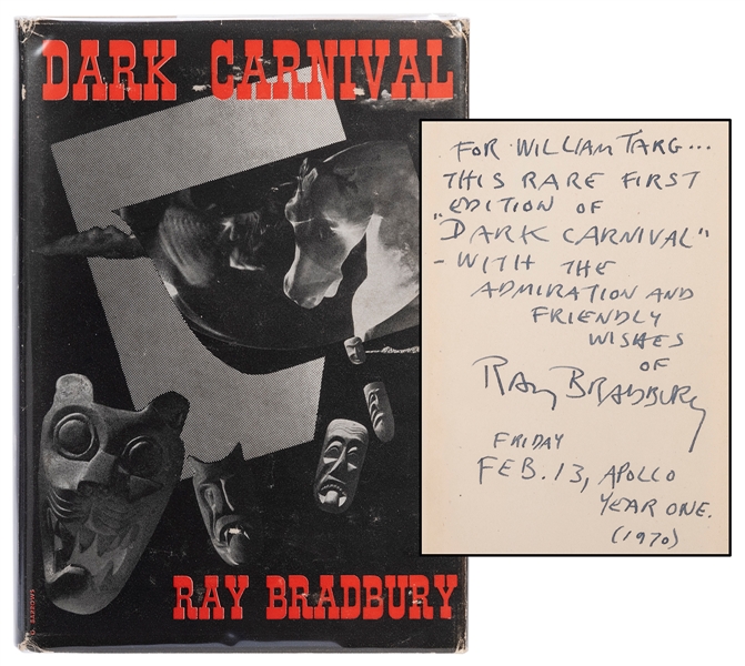  BRADBURY, Ray (1920–2012). Dark Carnival. Sauk City, Wiscon...