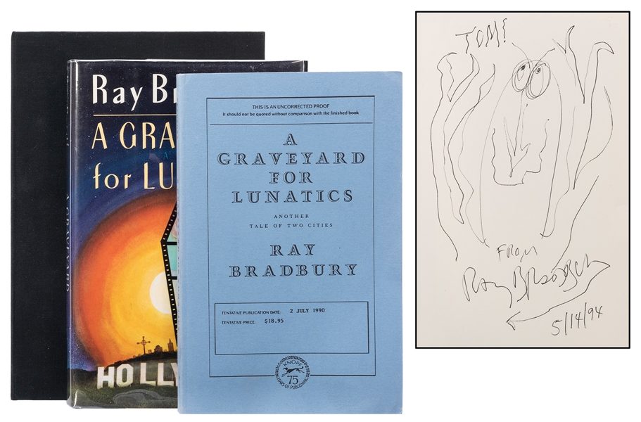  BRADBURY, Ray (1920–2012). A Graveyard for Lunatics. New Yo...