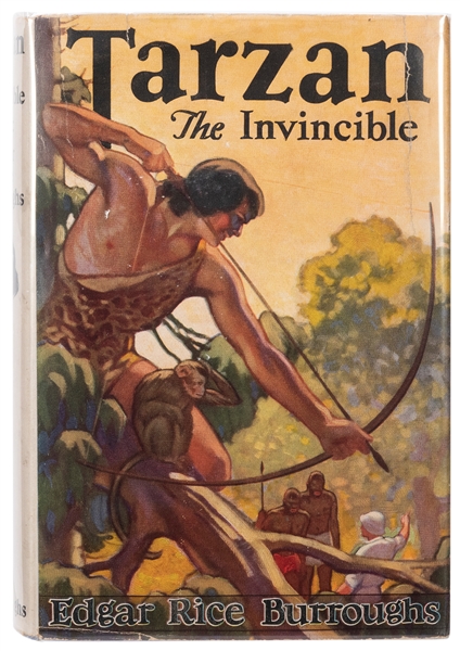  BURROUGHS, Edgar Rice (1875–1950). Tarzan the Invincible. T...