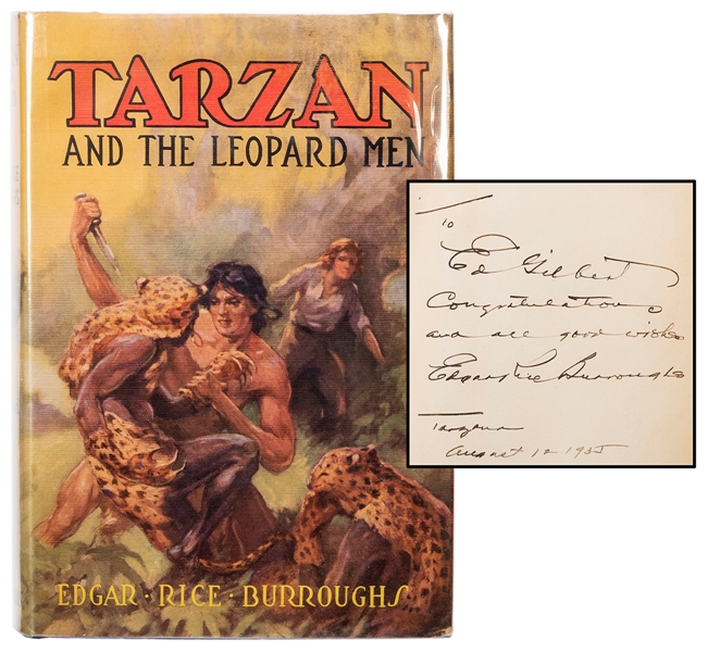  BURROUGHS, Edgar Rice (1875–1950). Tarzan and the Leopard M...