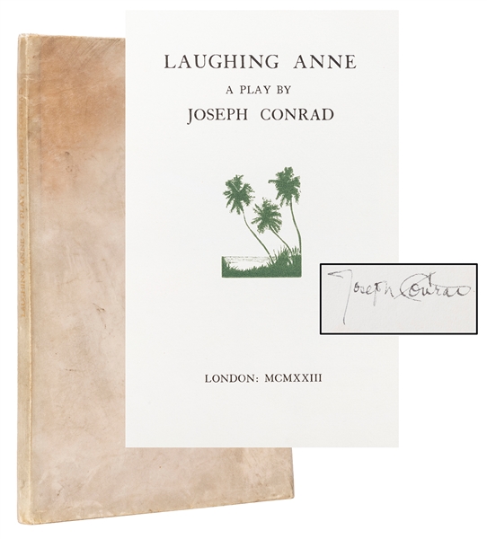  [FINE PRESS]. CONRAD, Joseph (1857–1954). Laughing Anne. Lo...