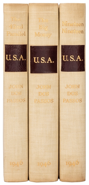  DOS PASSOS, John (1896–1970). U.S.A. Trilogy: 42nd Parallel...