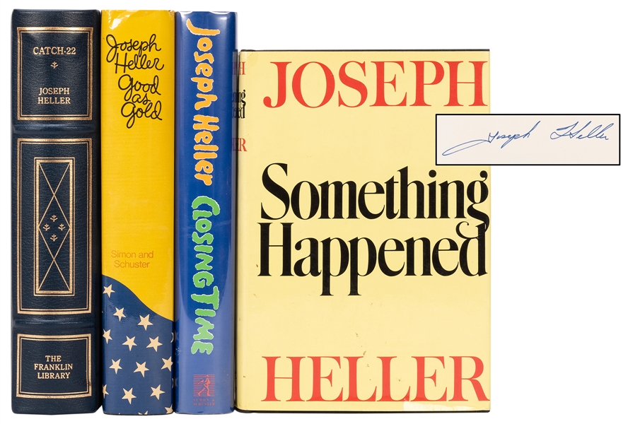  HELLER, Joseph (1923–1999). Four Signed Titles. Including: ...