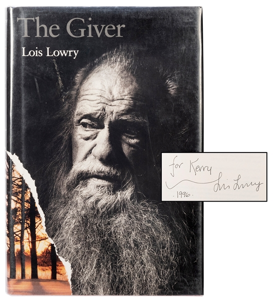  LOIS, Lowry (b. 1937). The Giver, inscribed. Boston: Hought...
