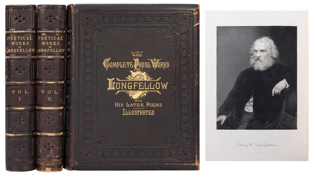  LONGFELLOW, Henry Wadsworth (1807–1882). The Poetical Works...