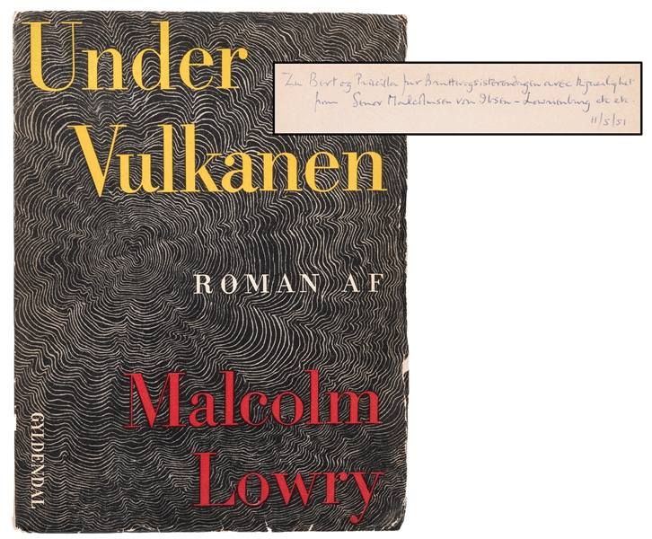  LOWRY, Malcolm (1909–1957). Under Vulkanen. Copenhagen: Gyl...