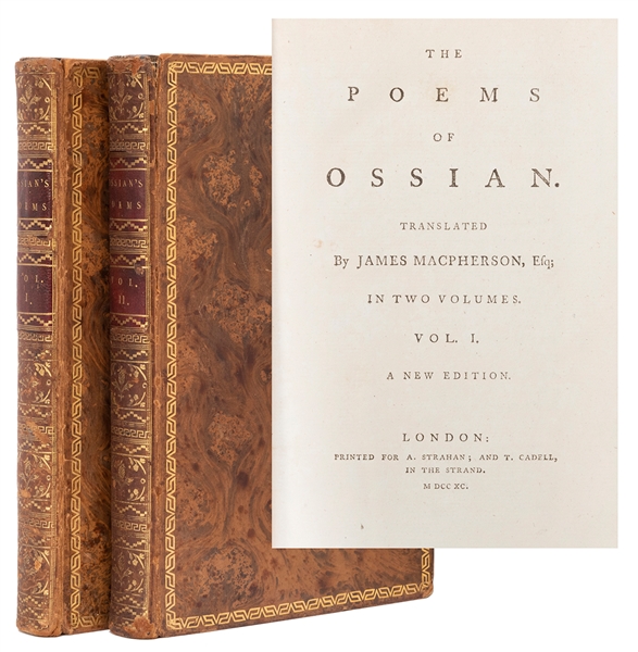 MACPHERSON, James (1736–1796). The Poems of Ossian. London:...