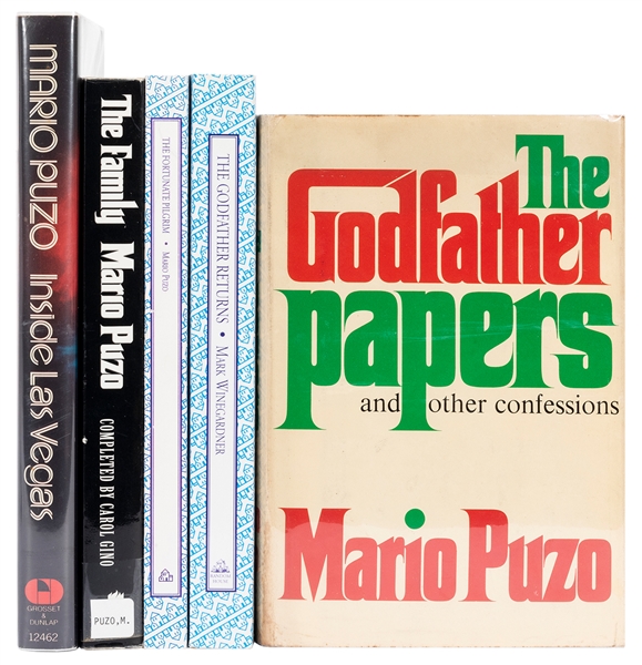  PUZO, Mario (1920–1999). Five Mario Puzo Related Titles Inc...