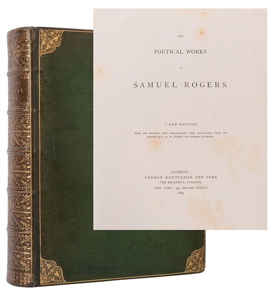  ROGERS, Samuel (1763–1855). The Poetical Works… London and ...