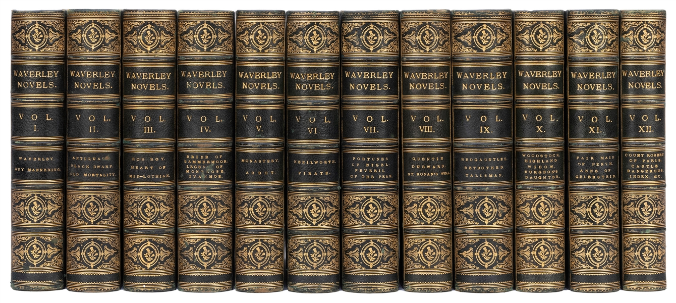  SCOTT, Walter, Sir (1771–1832). Waverly Novels. Edinburgh a...