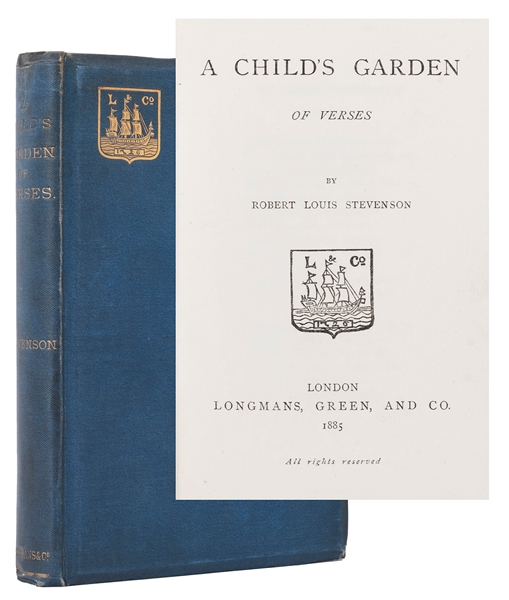  STEVENSON, Robert Louis (1850–1894). A Child’s Garden of Ve...