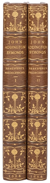  SYMONDS, John Addington (1840–1893). Shakespeare’s Predeces...
