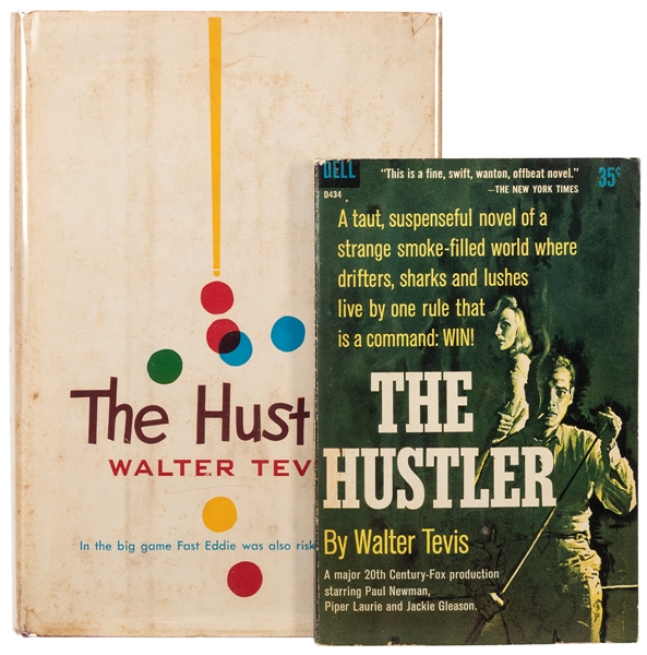  TEVIS, Walter (1928–1984). The Hustler. [New York:] Harper ...