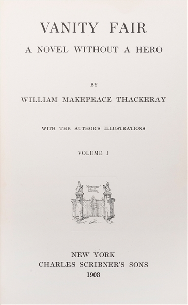  THACKERAY, William Makepeace (1811–1863). The Works of… New...