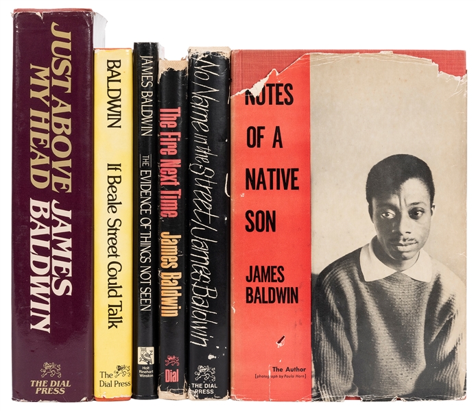  BALDWIN, James (1924–1987). Six First Editions. Including: ...