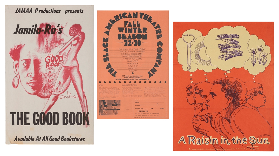 Three Black Literary / Drama Posters. Including: –– Black A...