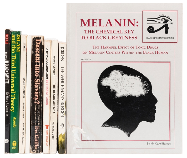  Nine Volumes on Black Studies. Including: Moore, Harry E. P...