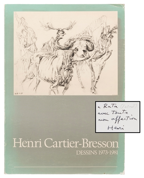  CARTIER-BRESSON, Henri (1908–2004). Dessins 1973-1981. Pari...