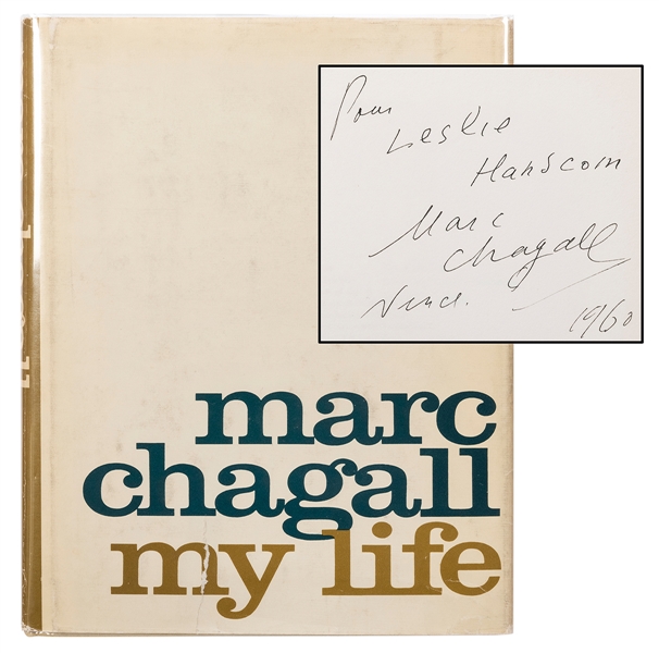  CHAGALL, Marc (1887–1985). My Life. New York: The Orion Pre...