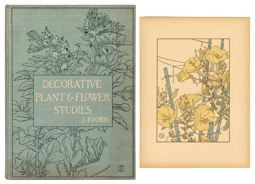  FOORD, Jeannie. Decorative Plant & Flower Studies. London: ...